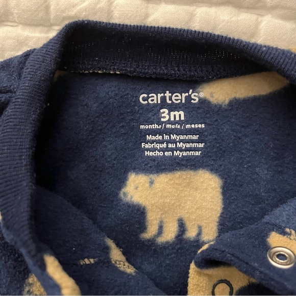 Carter’s Fleece Bear Onesies - Picture 4 of 4